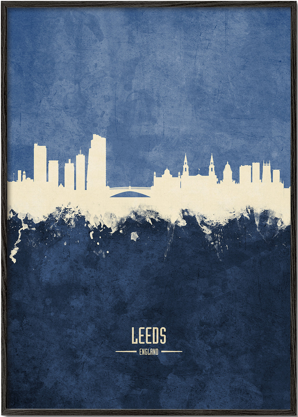 Leeds Skyline bleu