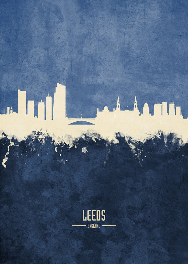 Leeds Skyline bleu