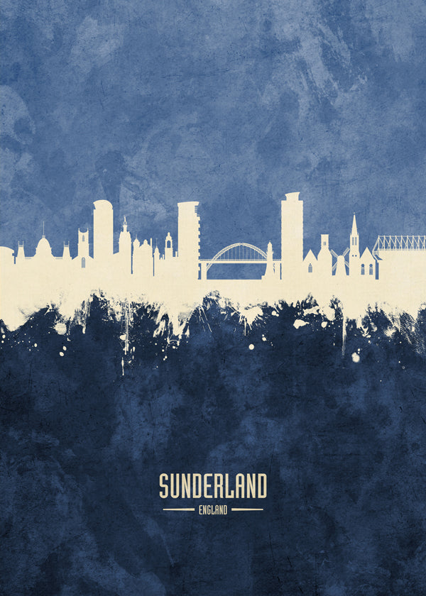 Sunderland Skyline bleu