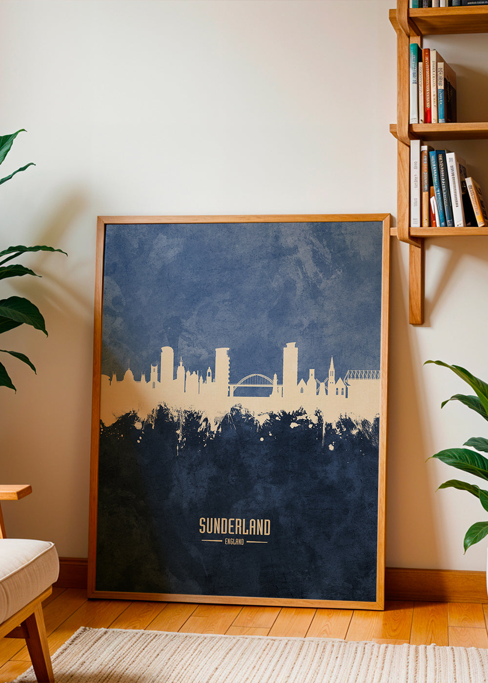 Sunderland Skyline bleu