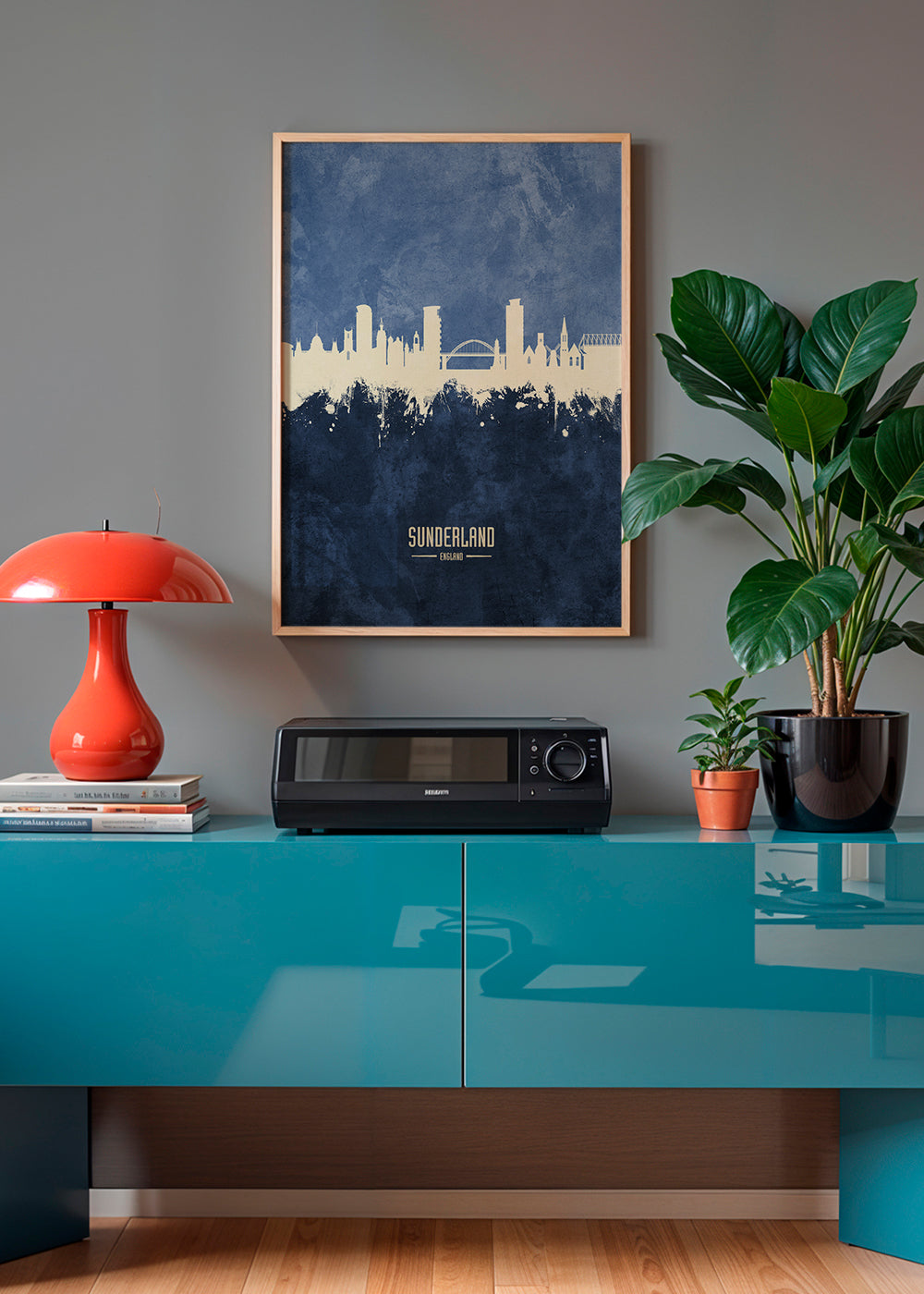 Sunderland Skyline bleu
