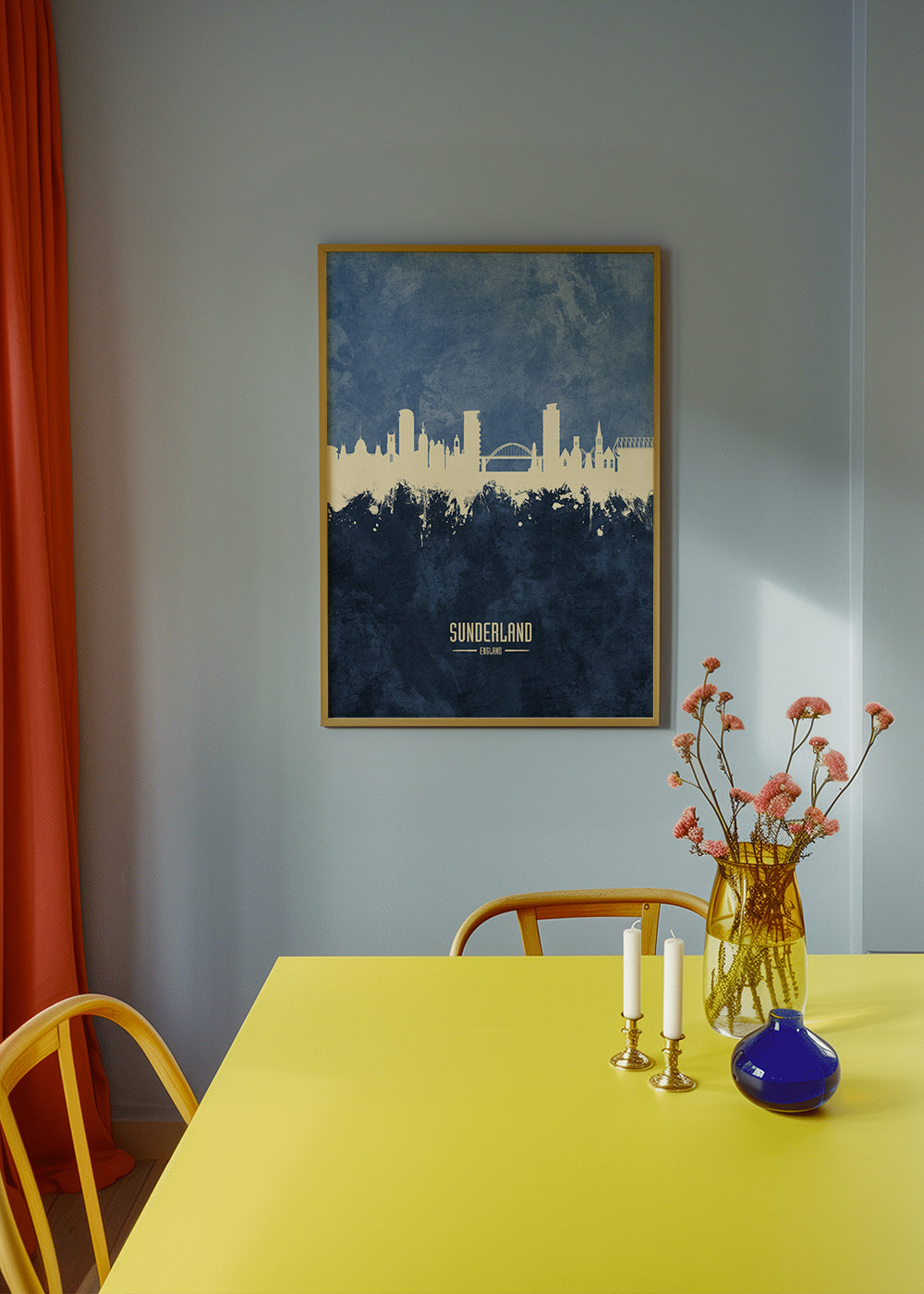 Sunderland Skyline bleu