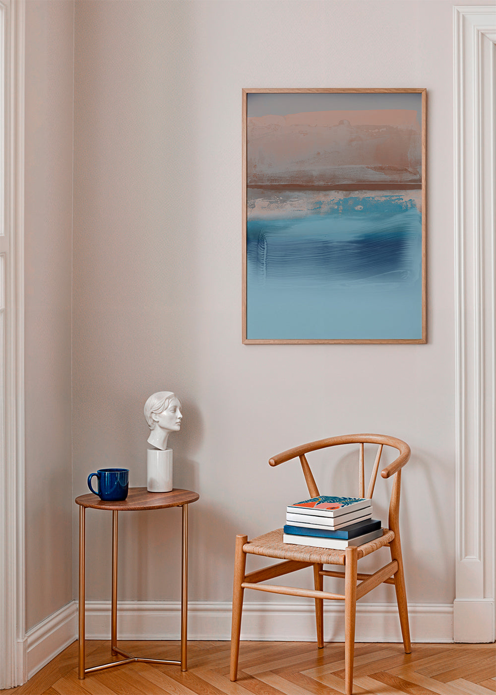 Organic Marks Brown & Blue