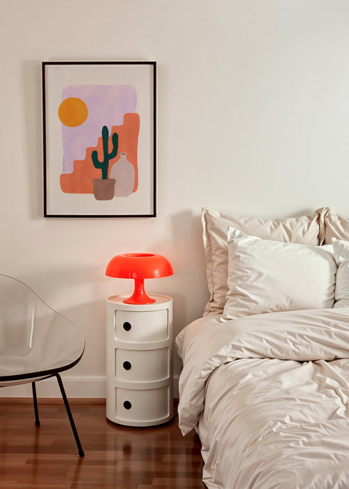 Cactus & Sunshine - Framed poster in an interior