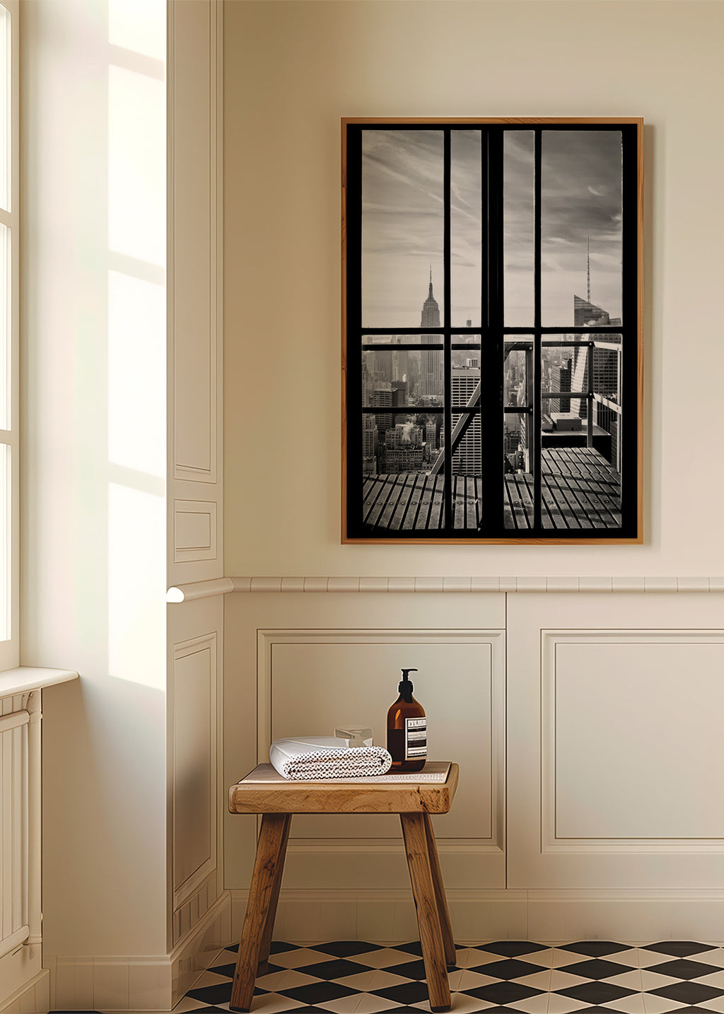 Tableau de ville vu depuis la fenêtre – Product3