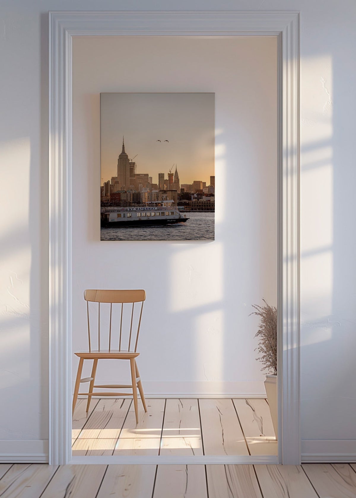 Art de ville Skyline de Manhattan – Canvas