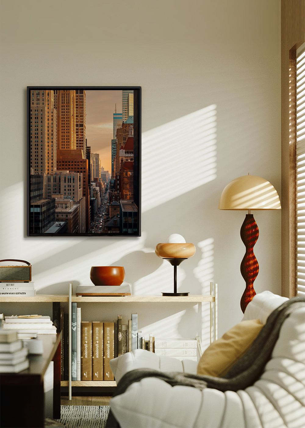 Tableau de ville au lever du jour – Canvas2