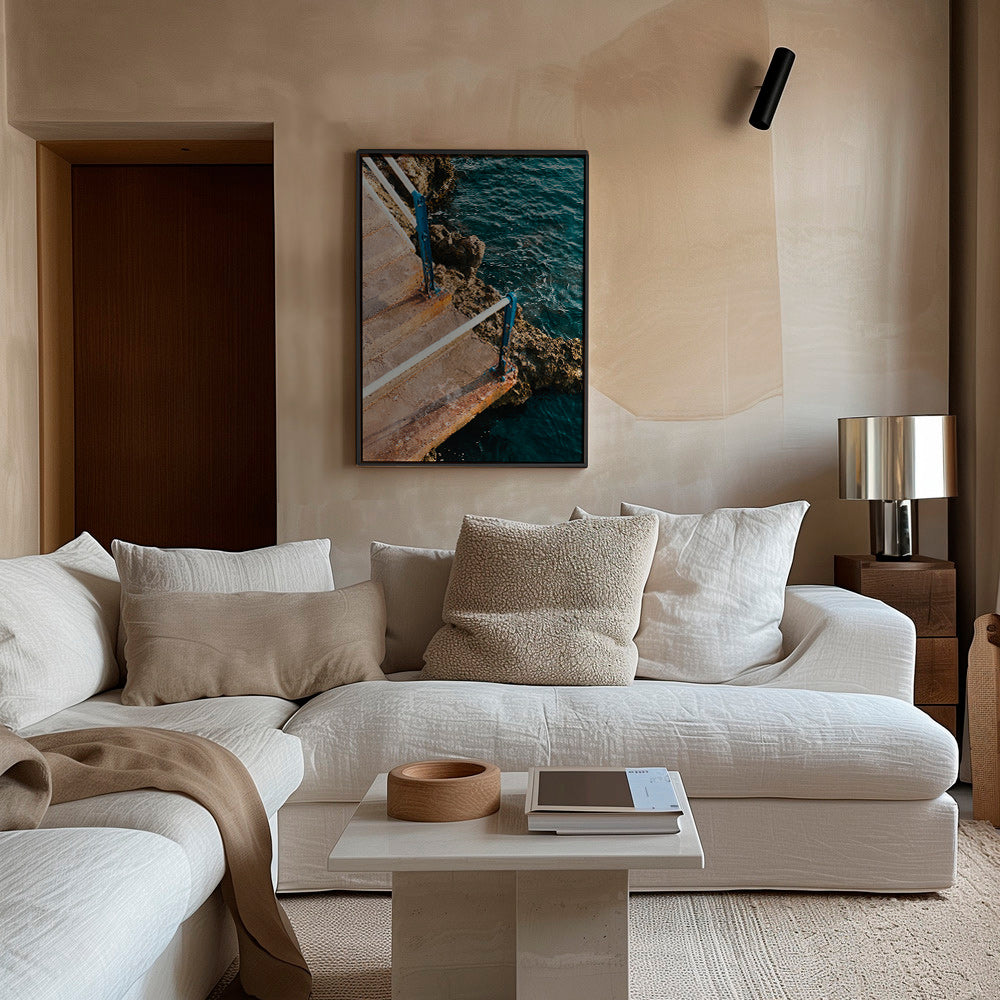 Art de paysage: escalier vers la mer – Canvas1