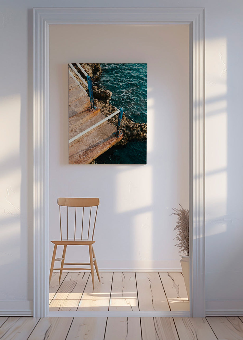 Art de paysage: escalier vers la mer – Canvas