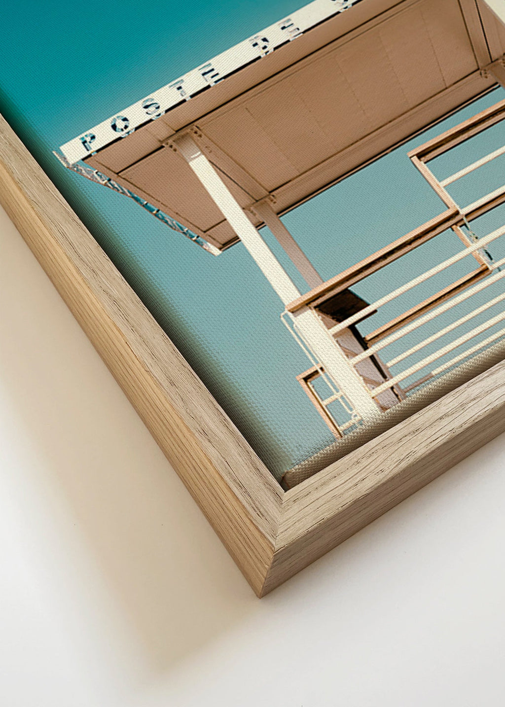 Photographie poste de secours et ciel – Canvas detail