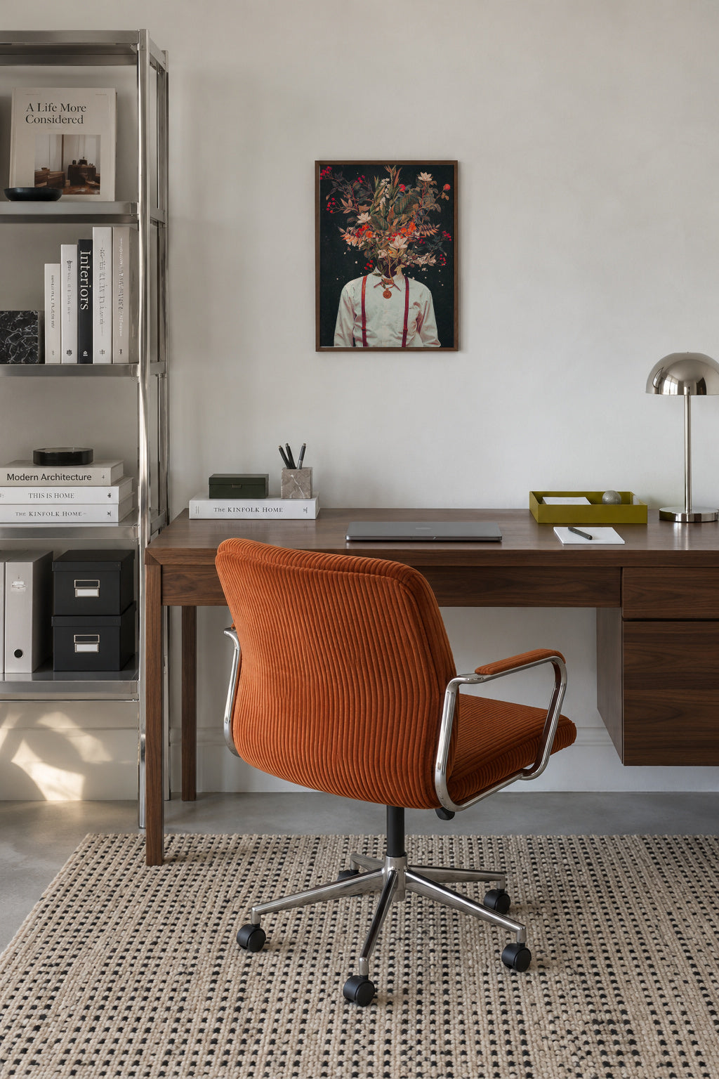 Foliage - Framed poster in an interior