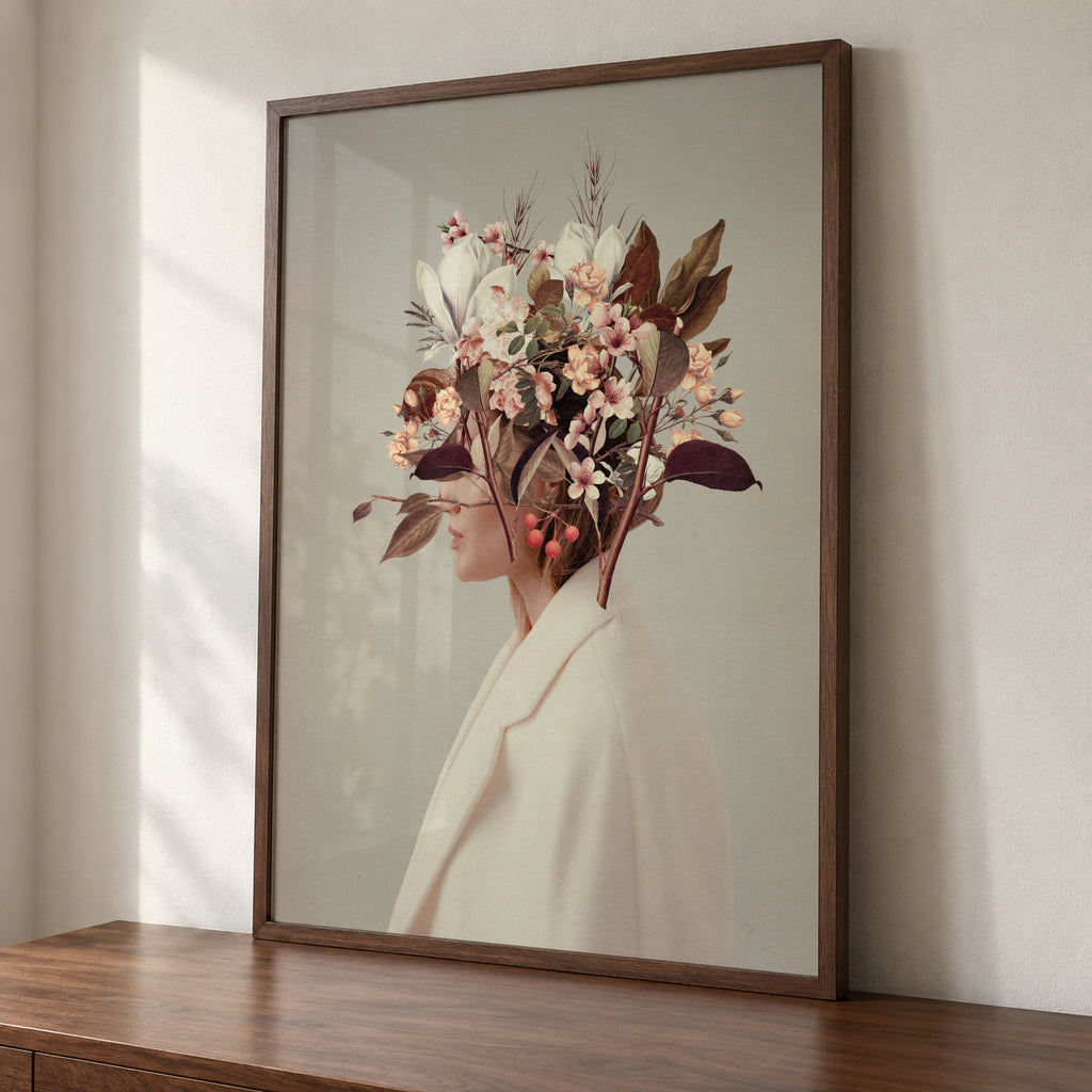 I Fell in Love with Fall because of You - Framed poster detail