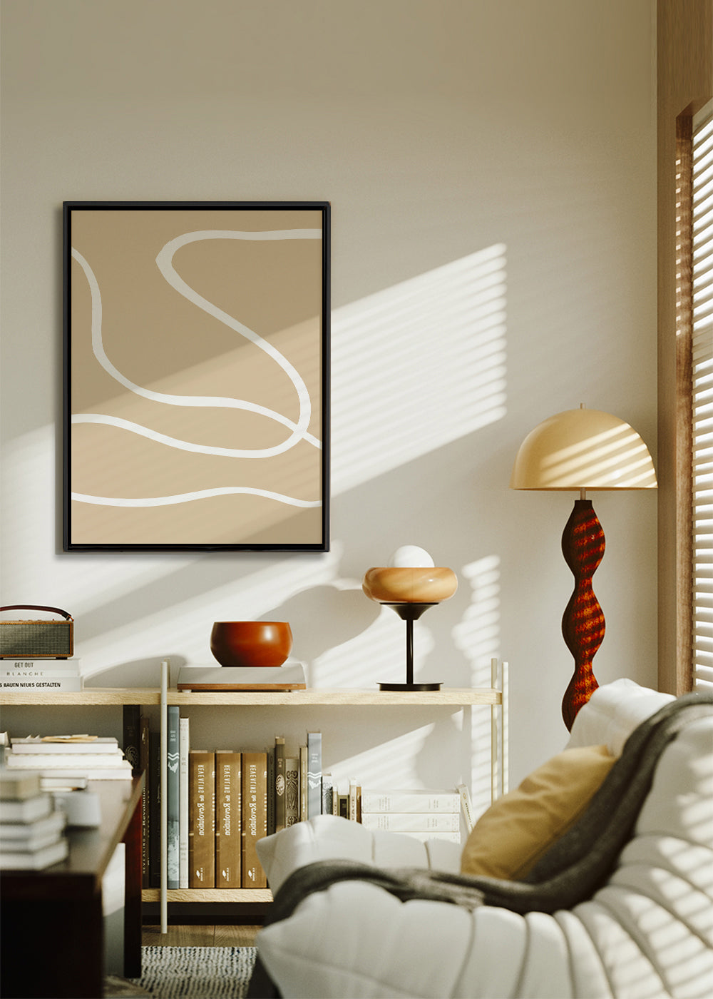 Beige Lines 01 - 1x Studio