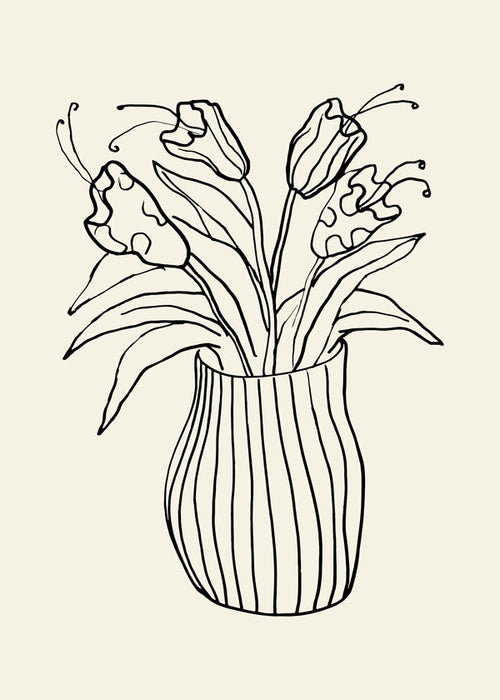 Vase Sketch - 1x Studio