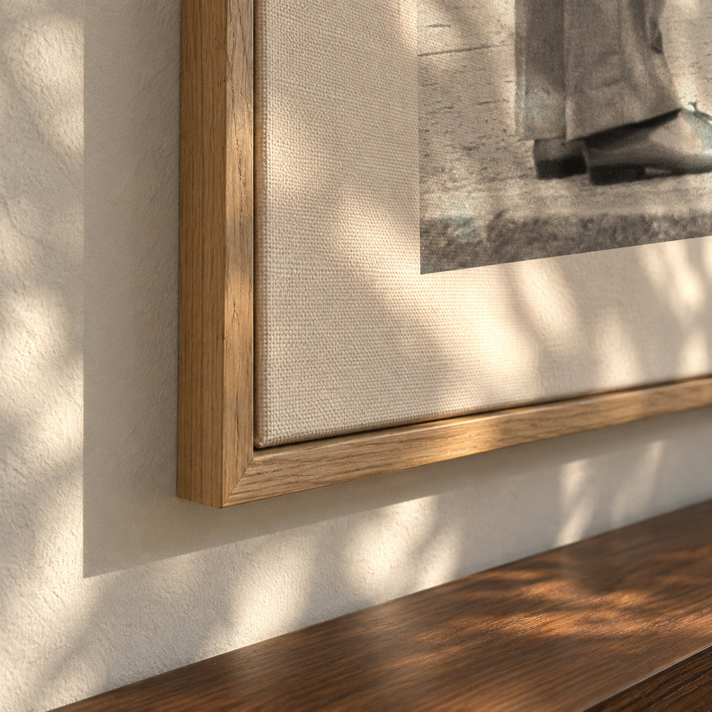 Great dane bodyguard - Framed canvas detail