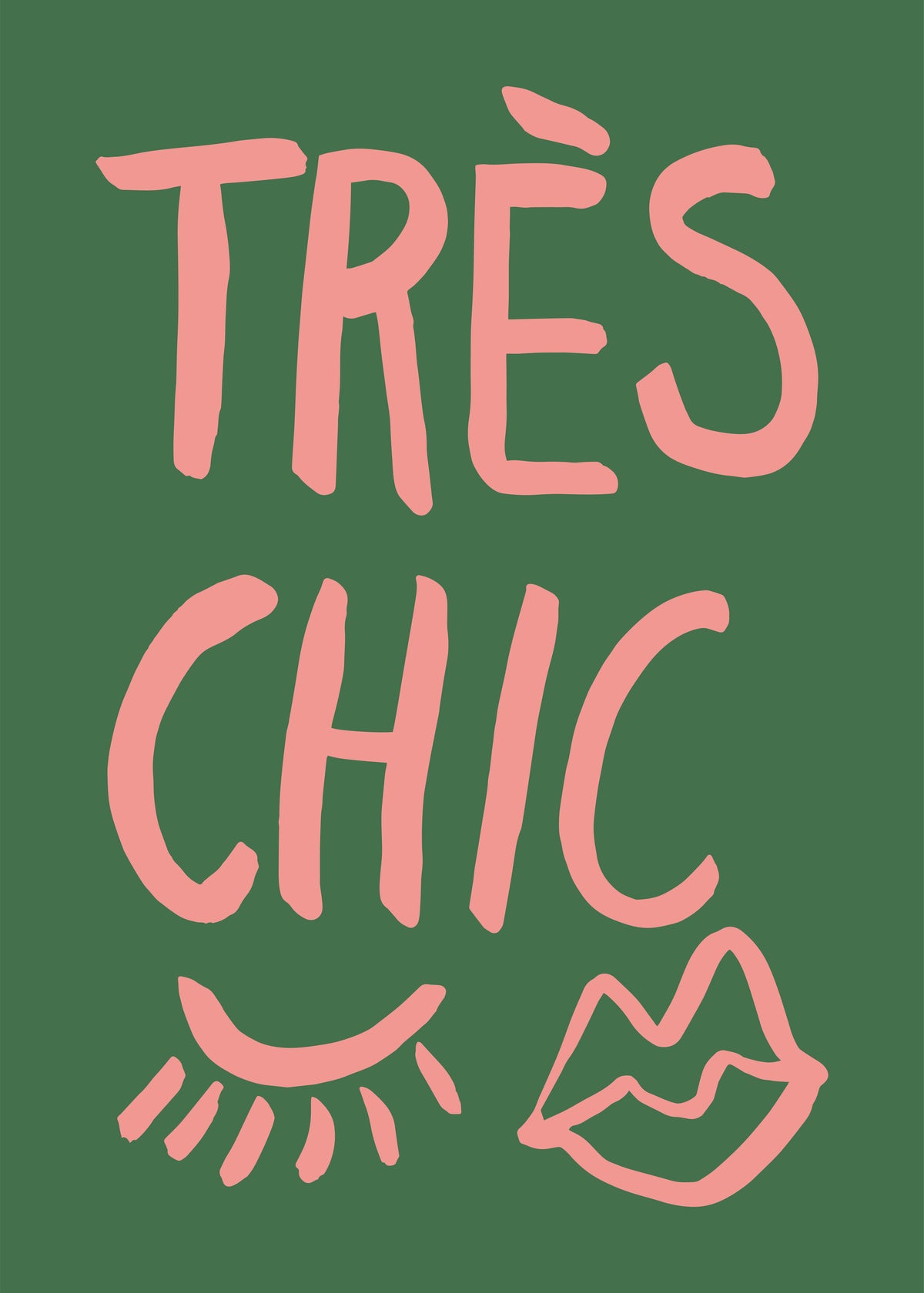 TrAus Chic Green - Unframed art print