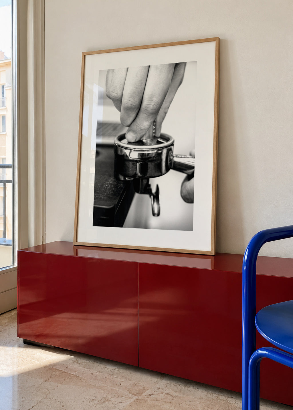 Coffee VII - Framed poster in an interior