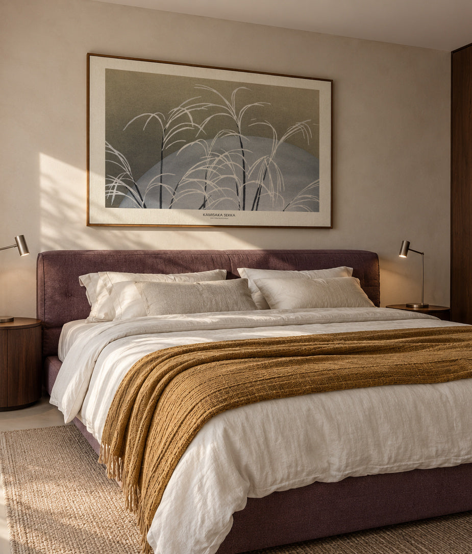 Frost From Momoyogusa - Framed canvas in an interior