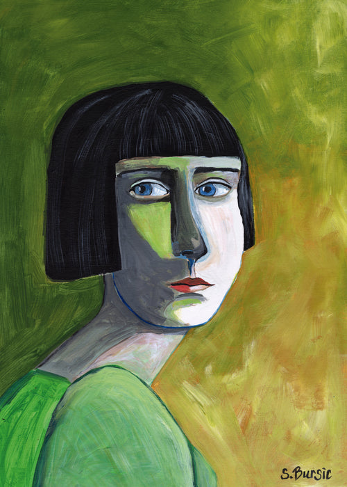 Lady with the Look - Unframed art print
