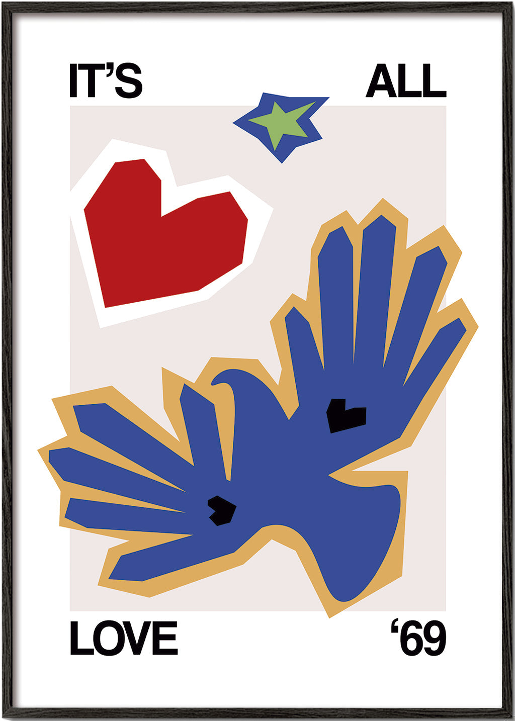 It's All Love '69 Bird Blue - Frances Collett