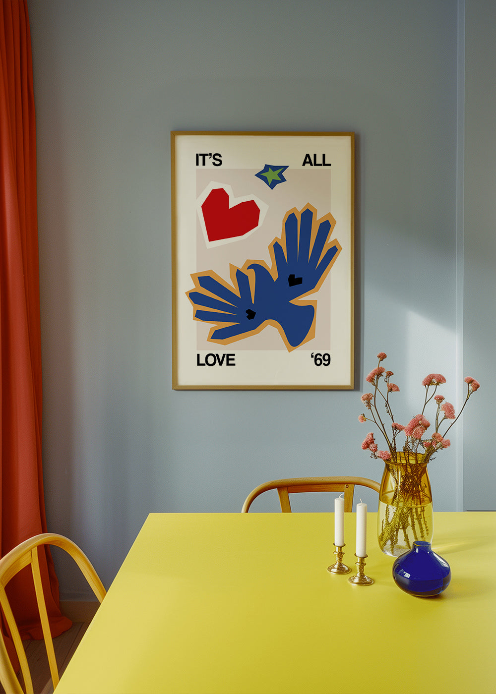 It's All Love '69 Bird Blue - Frances Collett