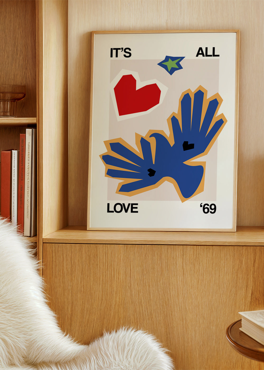 It's All Love '69 Bird Blue - Frances Collett