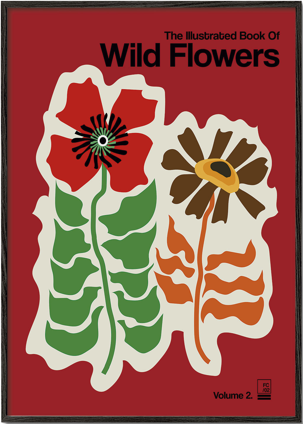 The Illustrated Book Of Wild Flowers Vol.2 Red - Frances Collett