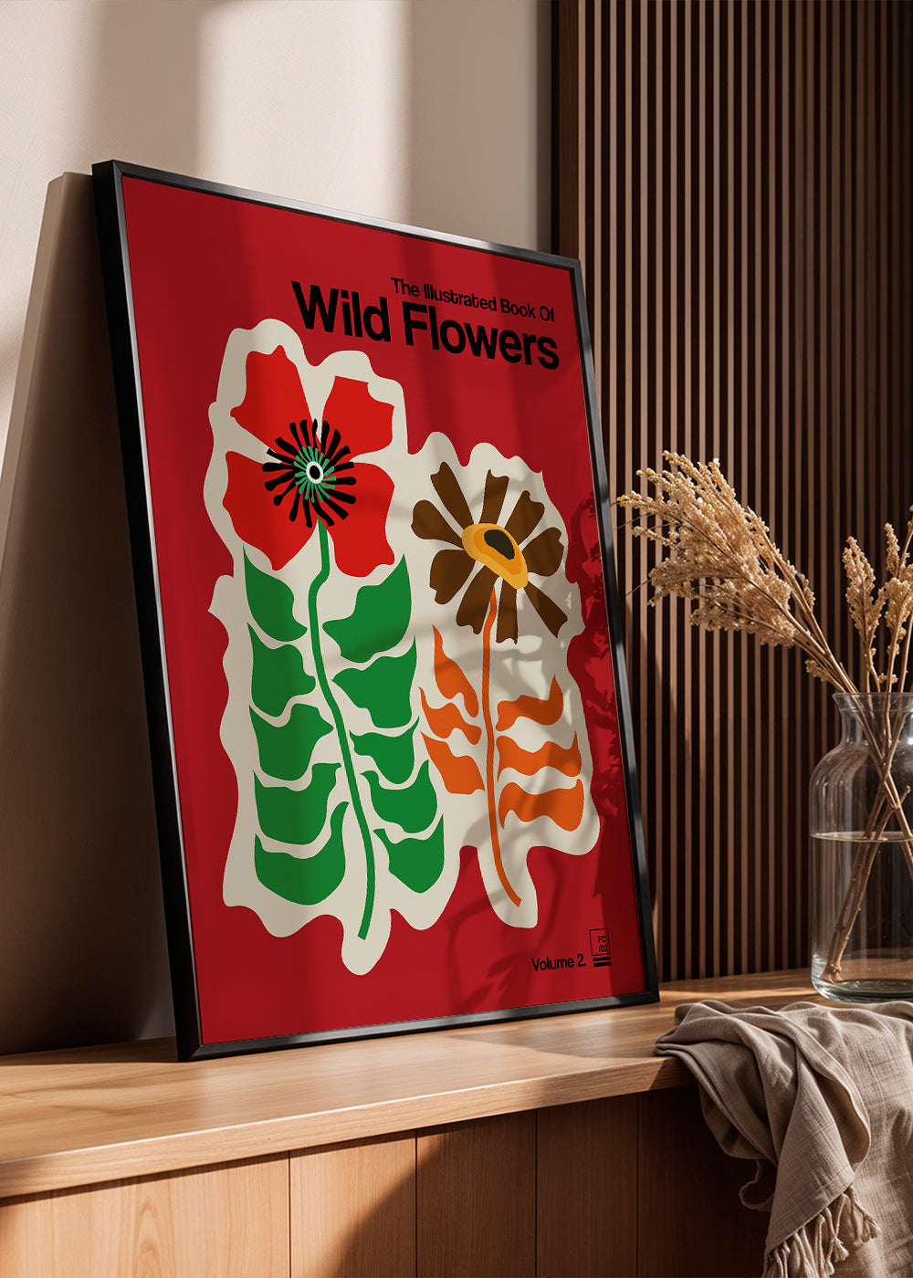 The Illustrated Book Of Wild Flowers Vol.2 Red - Frances Collett