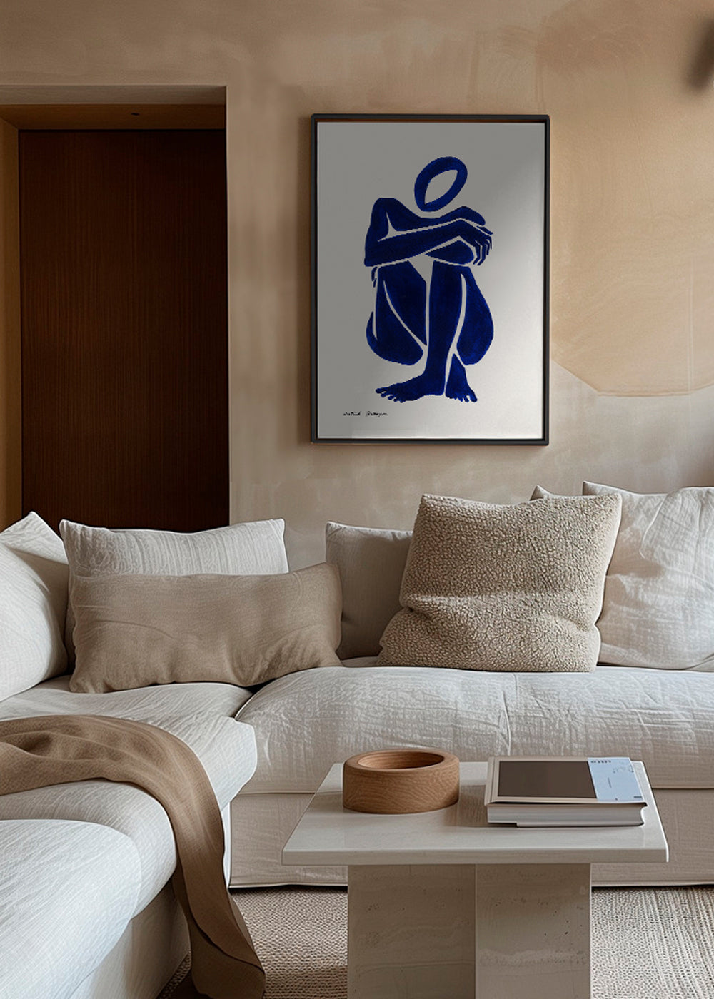 Blue figure #1