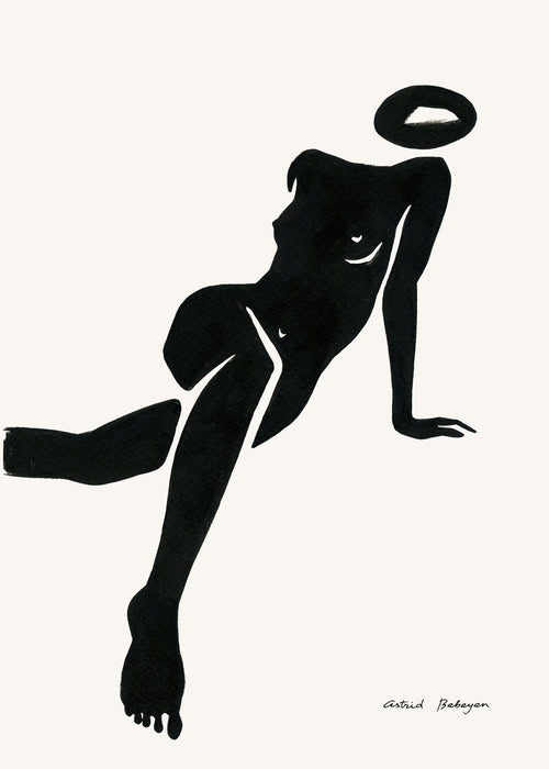 Black figure #1 - Unframed art print