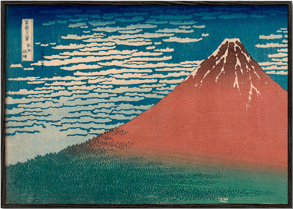Red Fuji - Katsushika Hokusai