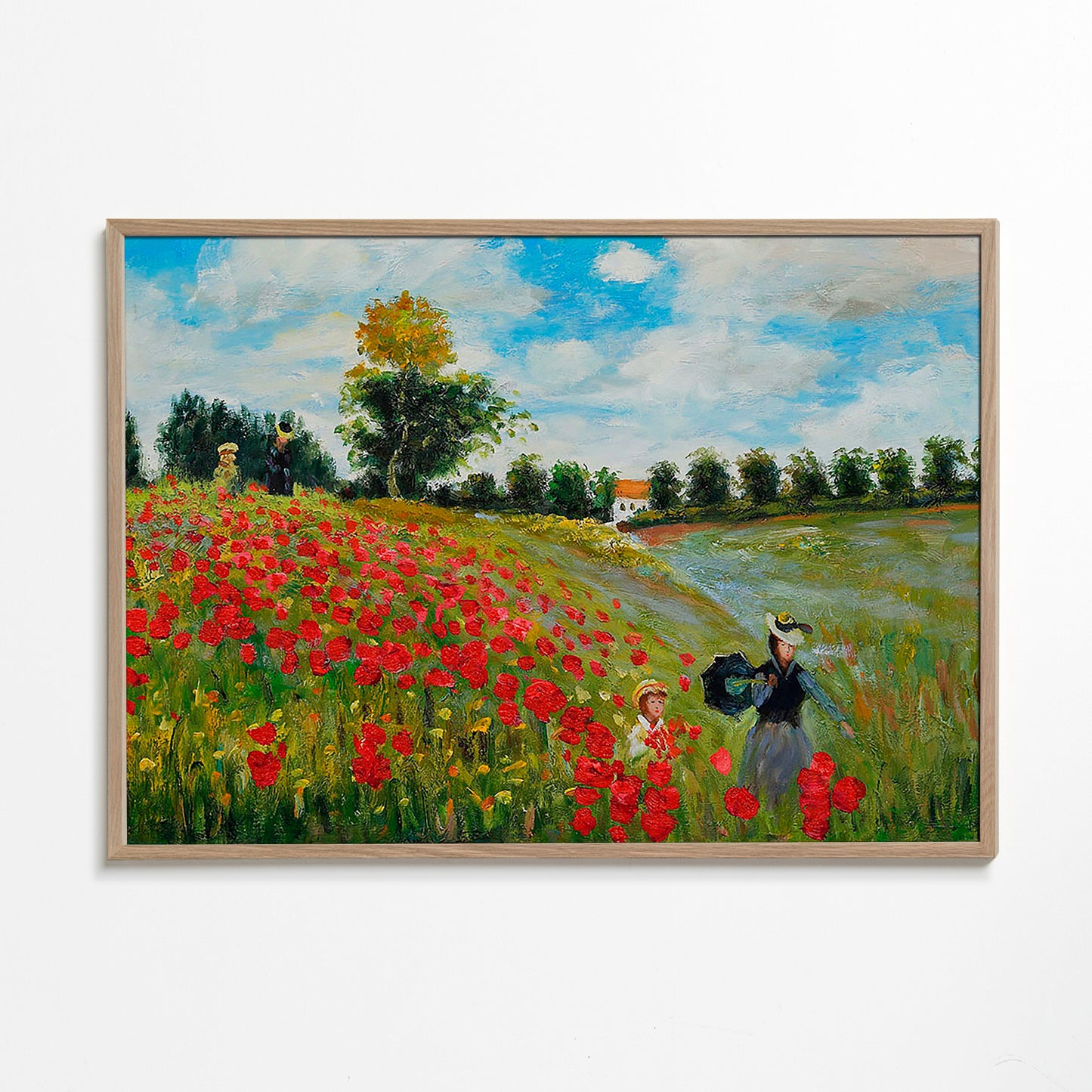 Poppy Field in Argenteuil - Claude Monet