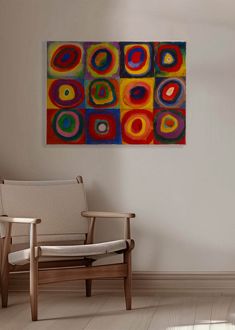 Colour Study - Squares and Concentric Rings - Vasili Kandinsky