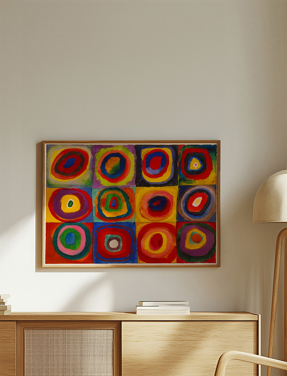 Colour Study - Squares and Concentric Rings - Vasili Kandinsky