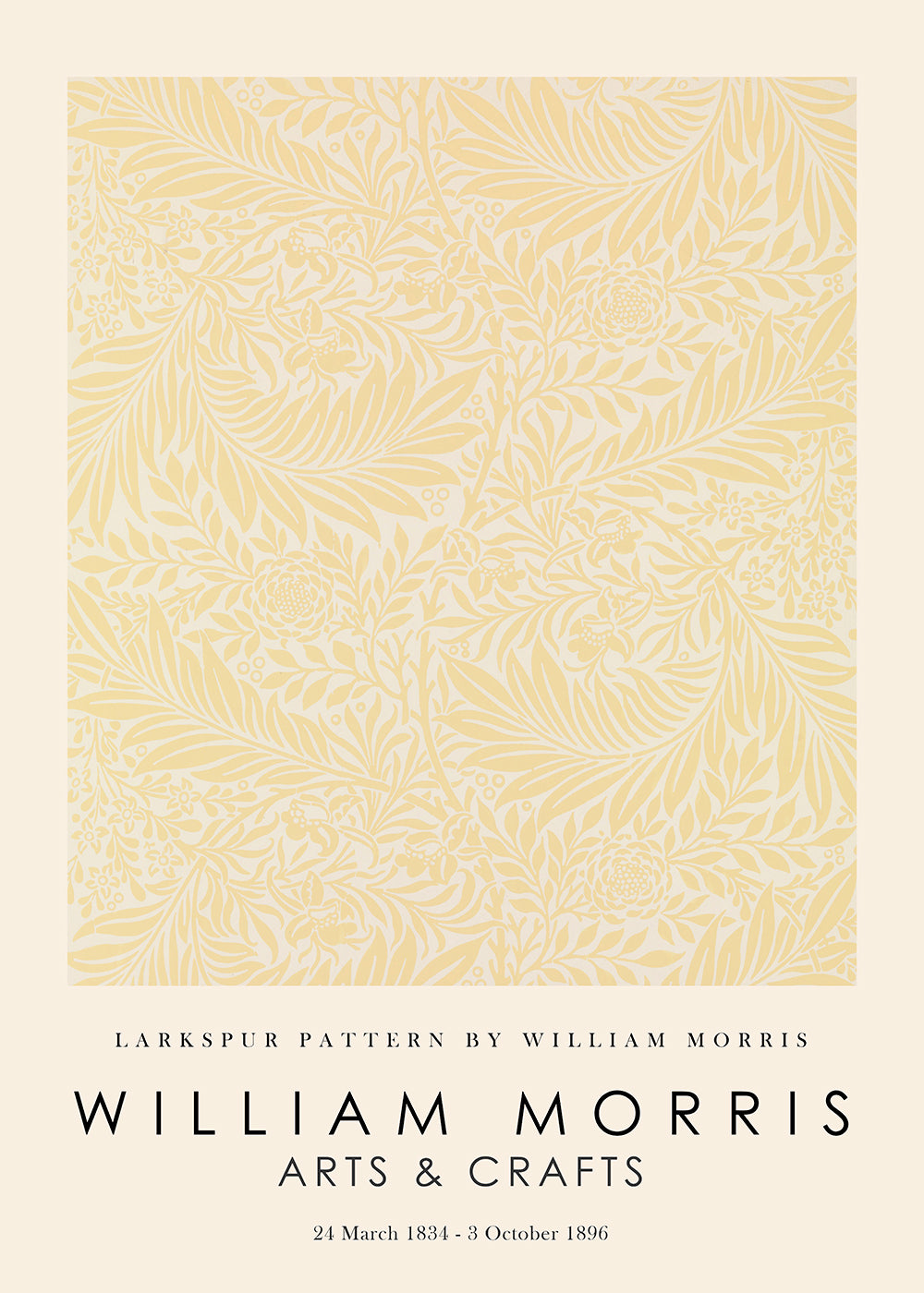 Larkspur Pattern by William Morris Exhibition