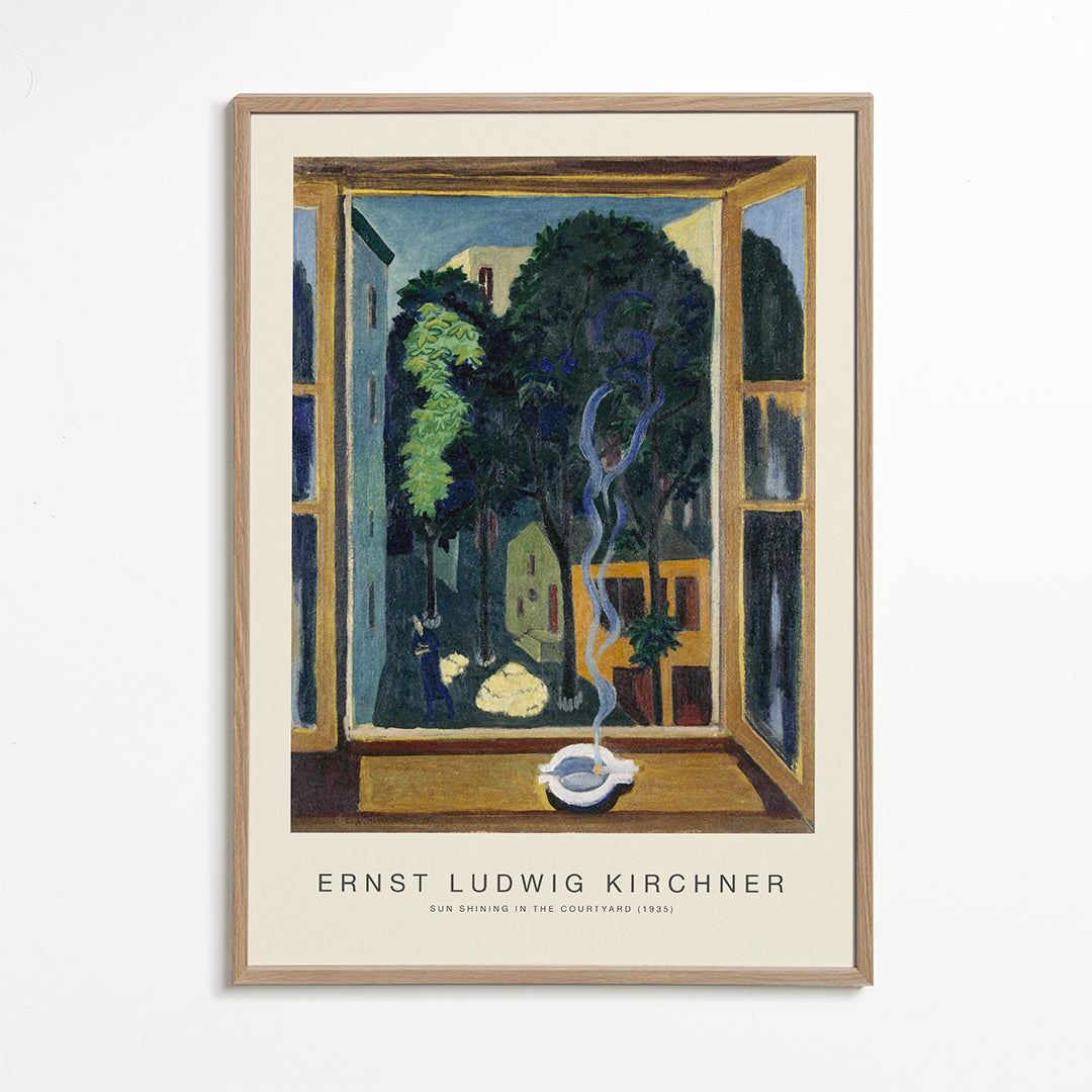 Sun Shining in the Courtyard (Special Edition) - Ernst Ludwig Kirchner
