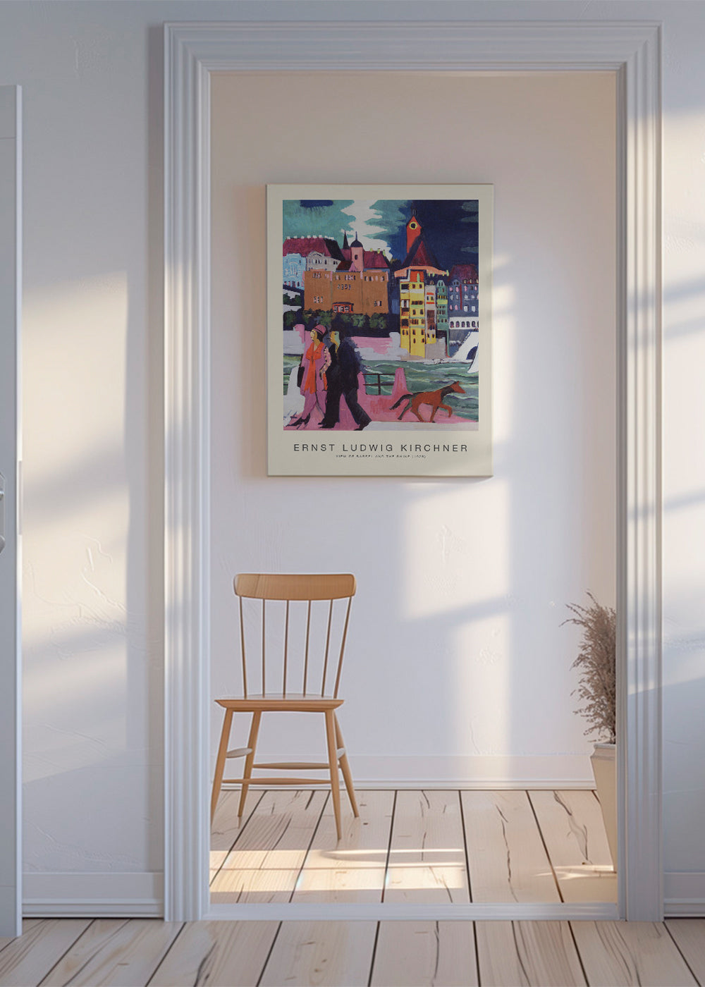 View of Basel & The Rhine (Special Edition)- Ernst Ludwig Kirchner