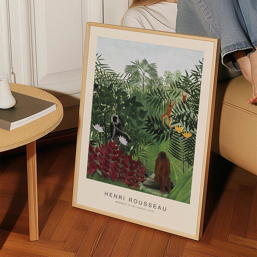 Monkeys in the Jungle (Special Edition) - Henri Rousseau