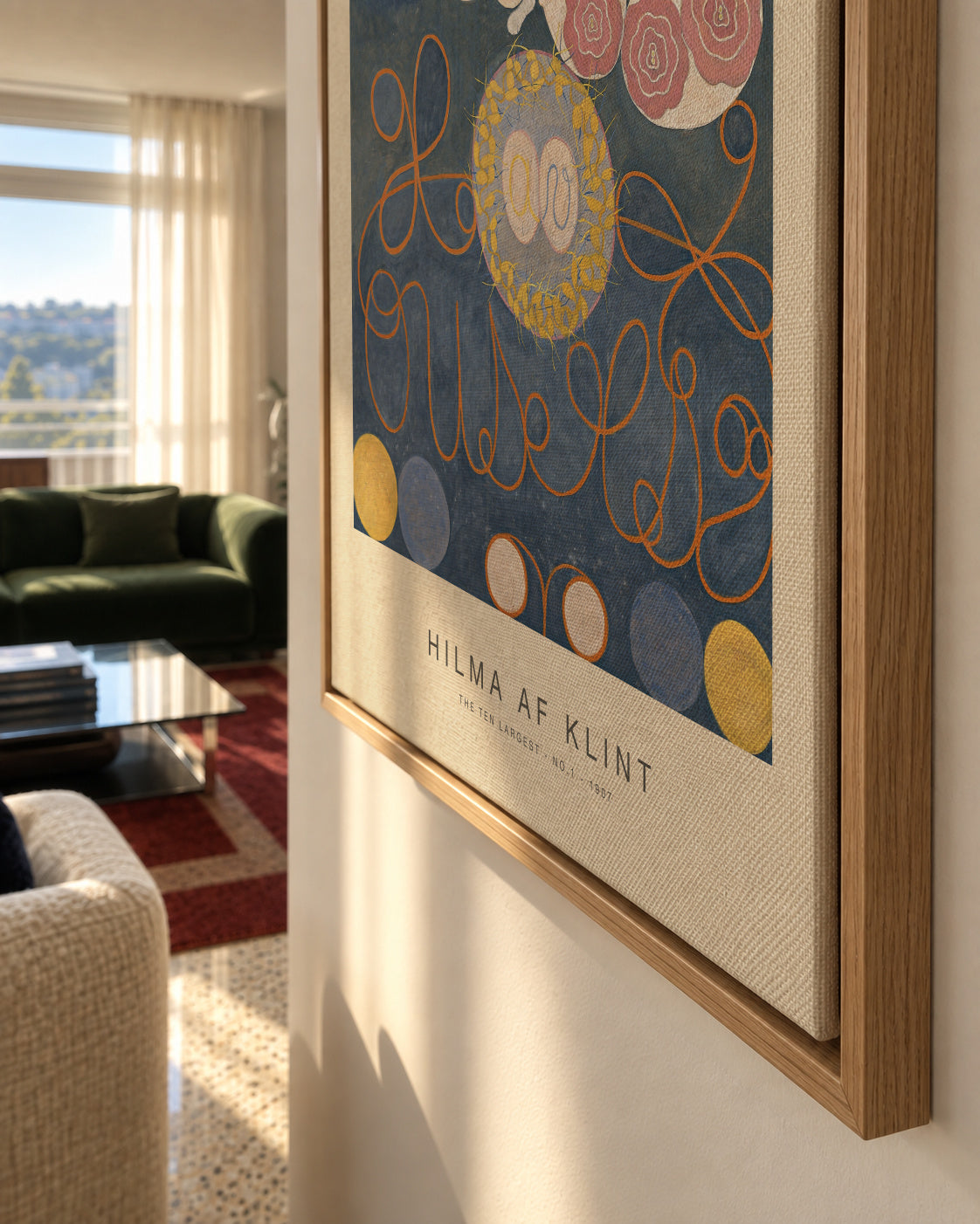 The Ten Largest, No.1 (Special Edition) - Hilma af Klint - Framed canvas detail