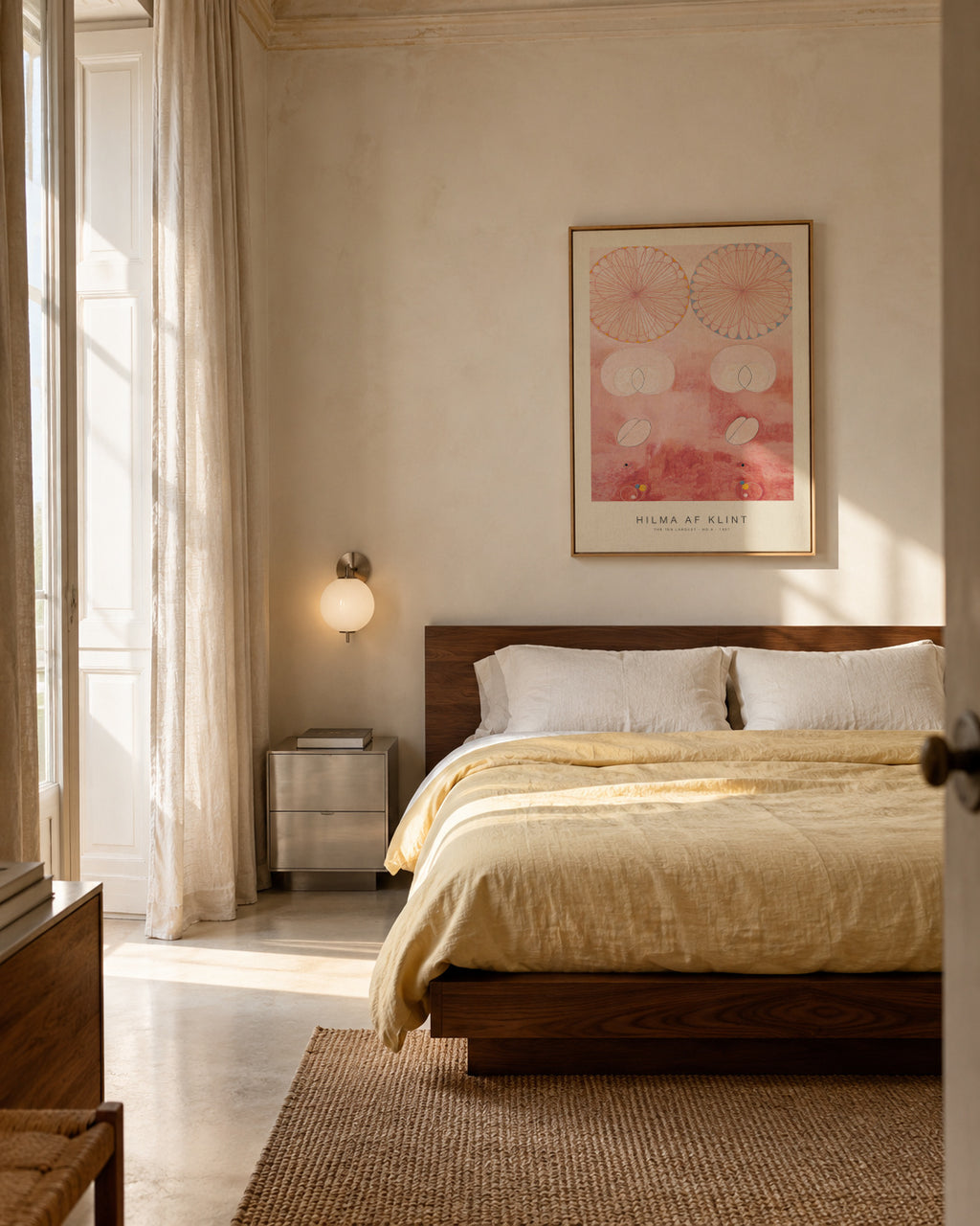 The Ten Largest, No.9 (Special Edition) - Hilma af Klint - Framed canvas in an interior