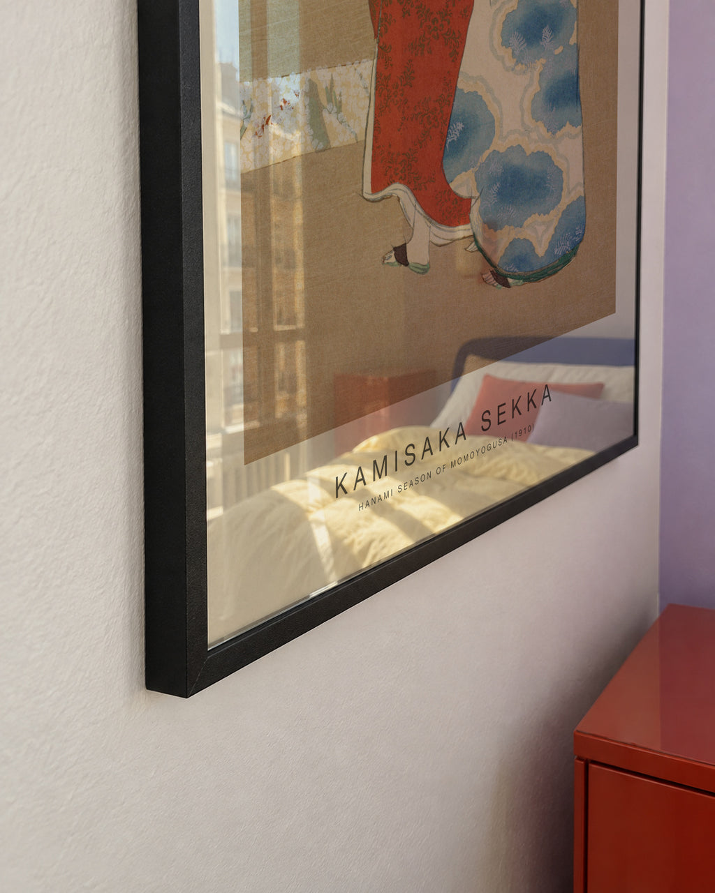 Hanami Season of Momoyogusa (Special Edition) - Kamisaka Sekka - Framed poster detail