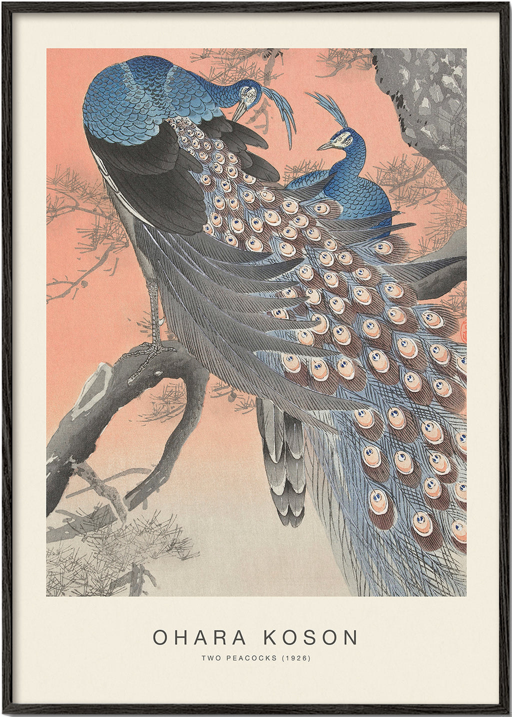 Two Peacocks (Special Edition) - Ohara Koson