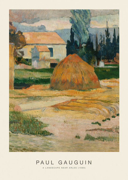 A Landscape Near Arles (Special Edition) - Paul Gauguin