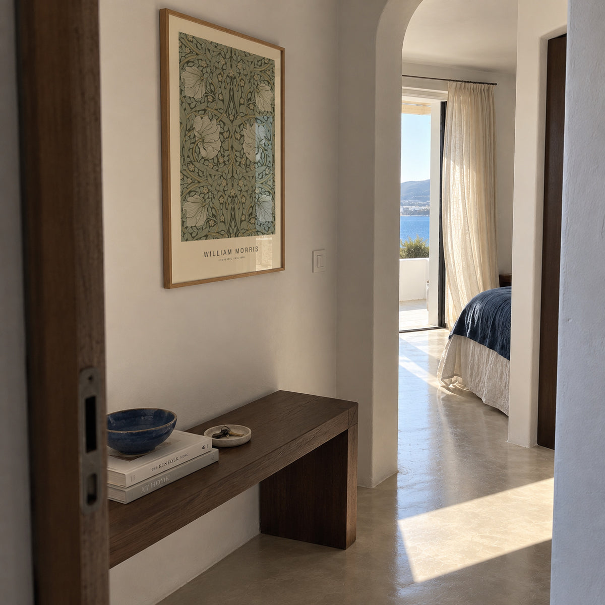 Pimpernel (Special Edition) - William Morris - Framed poster in an interior
