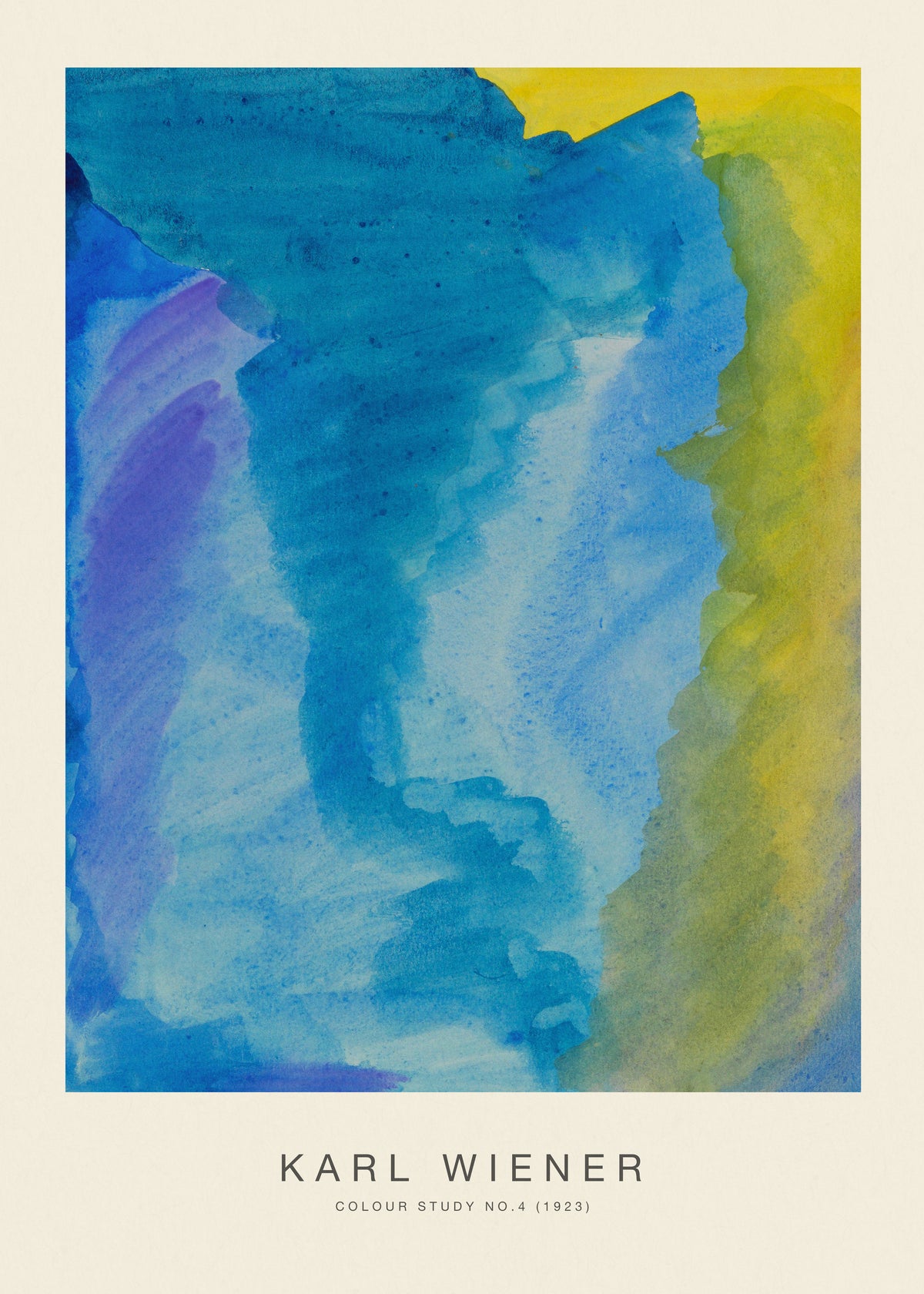 Colour Study No.4 - Karl Wiener - Unframed art print