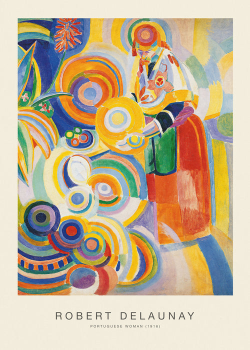 Portuguese Woman (Special Edition) - Robert Delaunay - Unframed art print