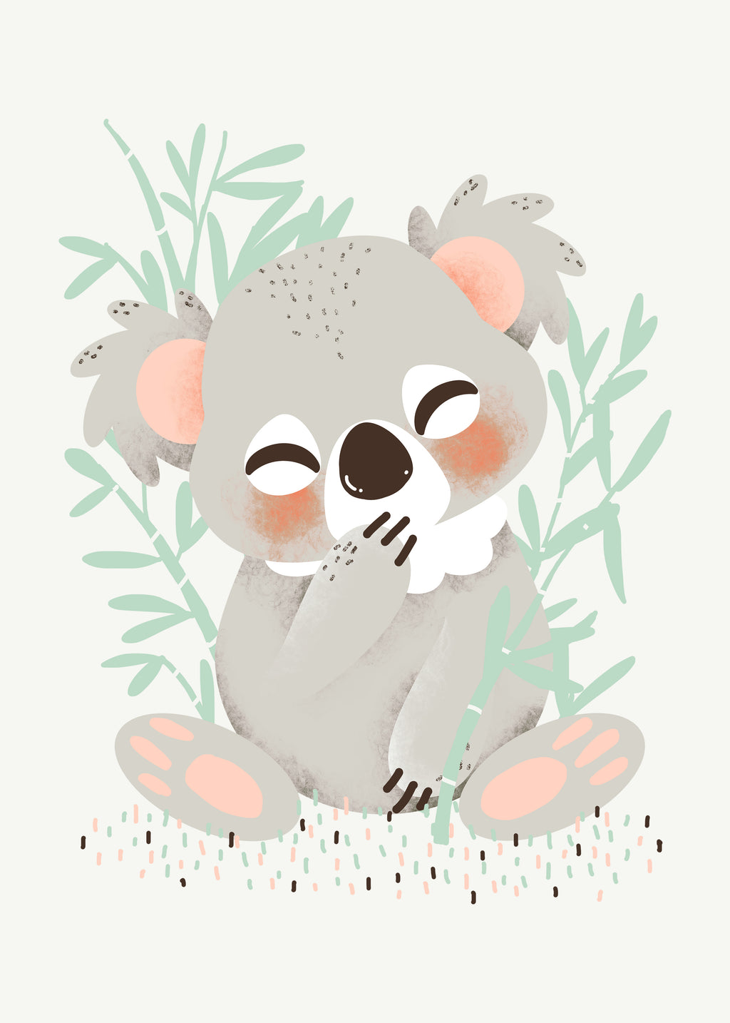 Animignons the Koala - Unframed art print