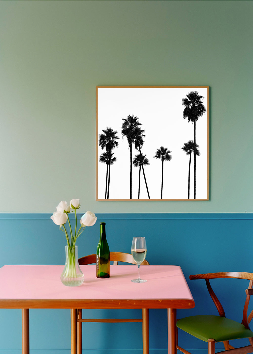 Black California - Palm Trees L.A II