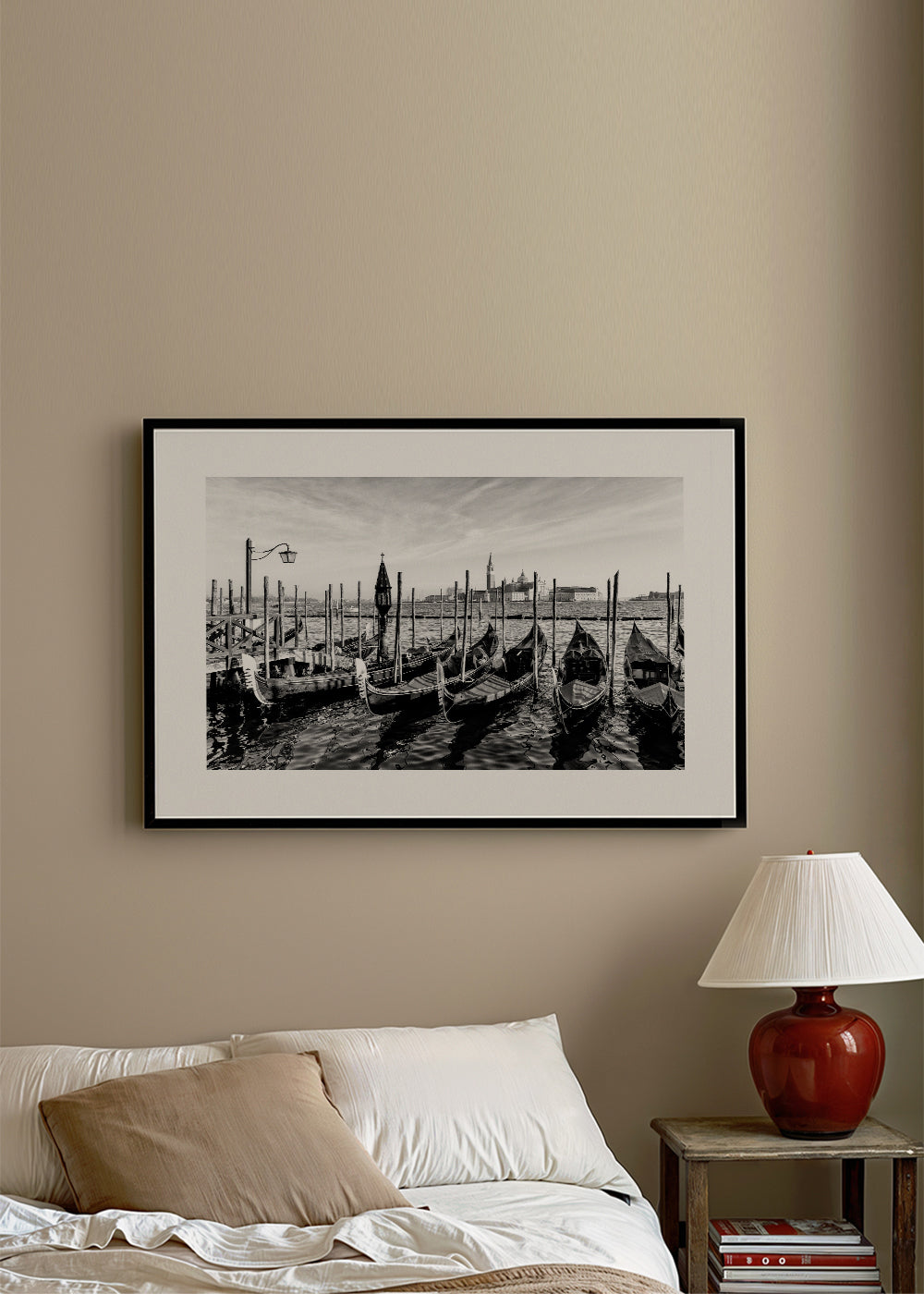 Black Venice - Gondolas for San Giorgio Maggiore