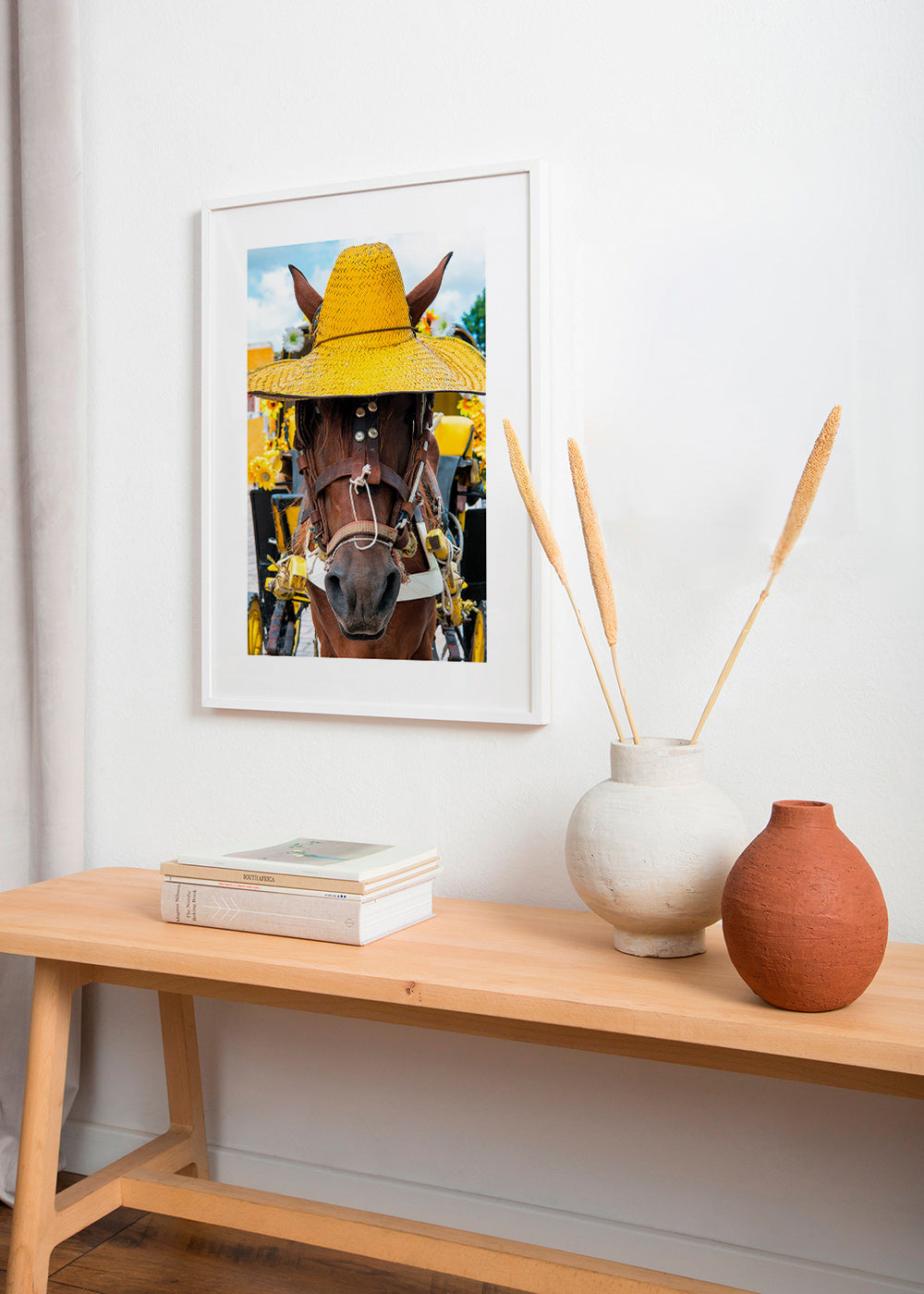 Cheval portrait au chapeau jaune – Product3
